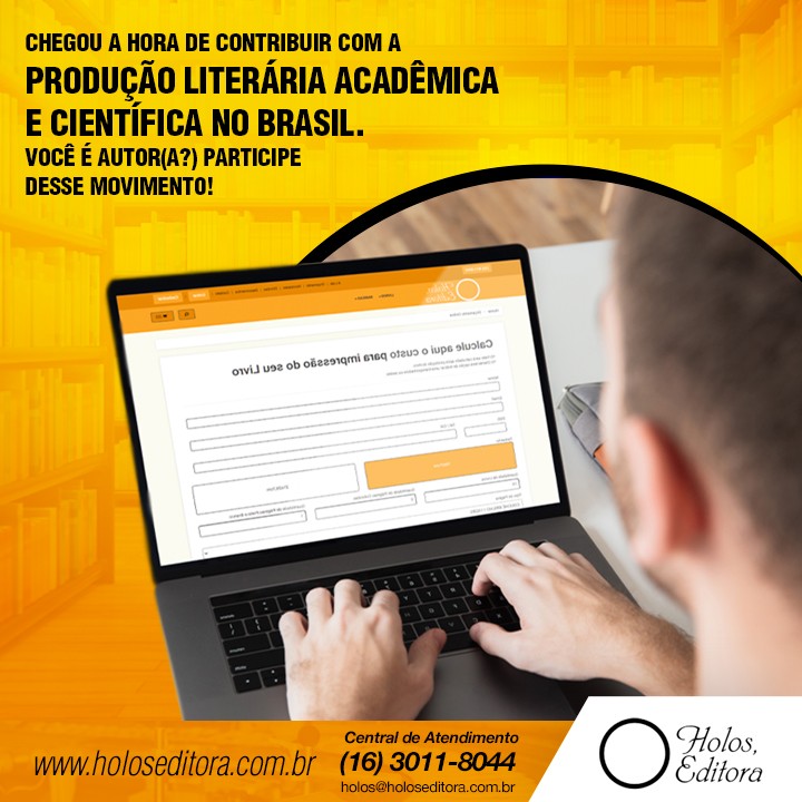 Chegou a hora de contribuir com a produção literária acadêmica e científica no Brasil. Você é autor(a?) Participe desse movimento!
